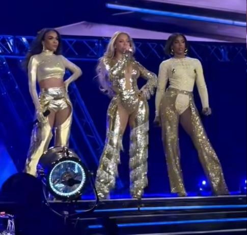 Ponovna združitev skupine Destiny's Child na zadnjem koncertu turneje Beyoncé