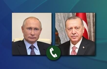 Телефонски разговор Путин - Ердоган за судирите на Блискиот Исток