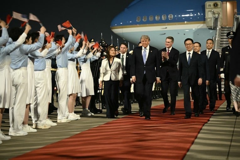 Трамп со раководителите на најмоќните американски компании во Кина