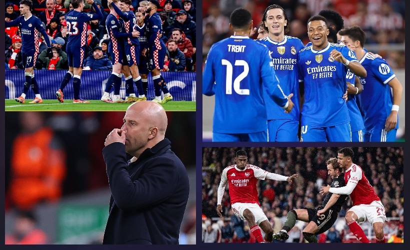 ЛШ: Арсенал го урна и Баерн, Мбапе со четири гола за победа, Ливерпул тоне (ВИДЕО)