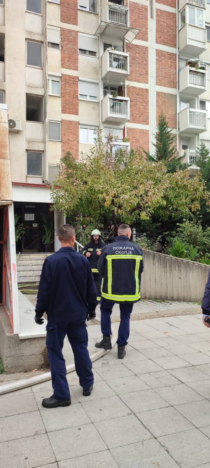 ПОЖАР ВО АЕРОДРОМ: Се запали стан, причината ПЛИНСКА БОЦА